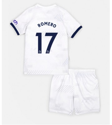 Tottenham Hotspur Cristian Romero #17 Replika Babytøj Hjemmebanesæt Børn 2023-24 Kortærmet (+ Korte bukser)